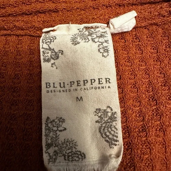 Blu Pepper Brown Casual Button Down Shirt - Picture 2 of 2